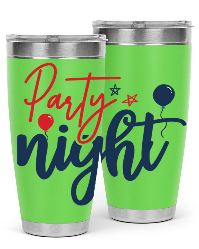 Party Night Style 84#- Fourt Of July- Tumbler