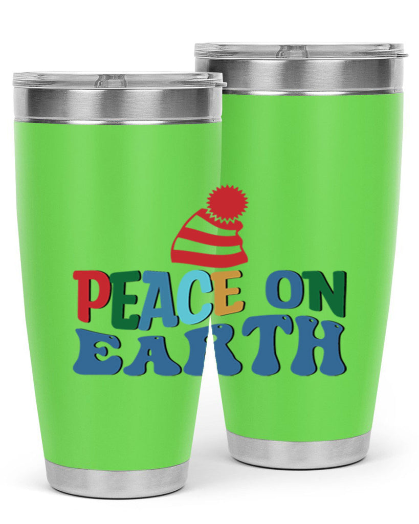 Peace on Earth 337#- winter- Tumbler
