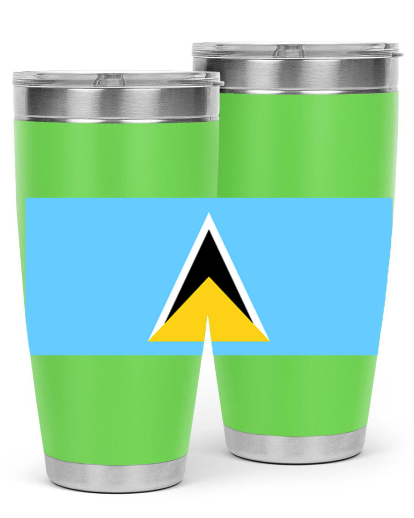 Saint Lucia 51#- world flags- Tumbler