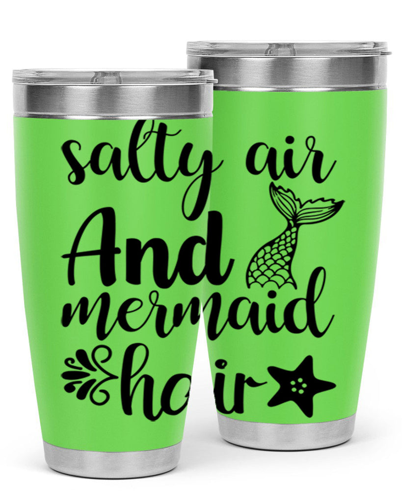 Salty air and mermaid hair 568#- mermaid- Tumbler