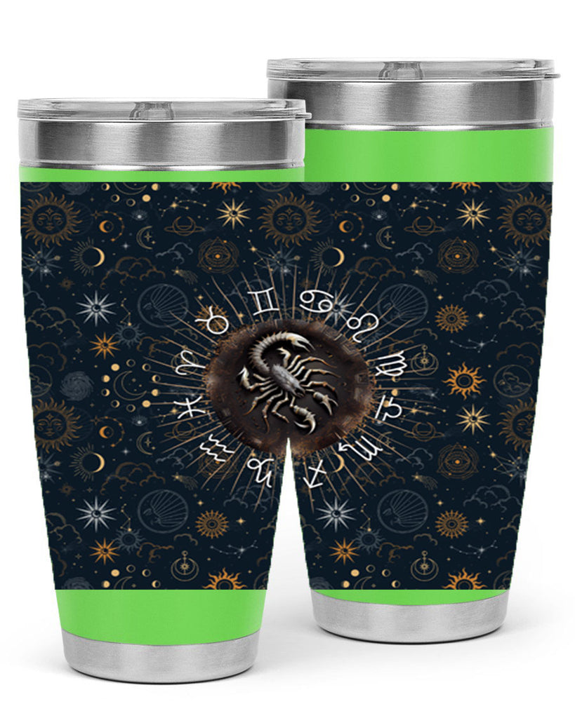 Scorpius Straight 466#- zodiac- Tumbler