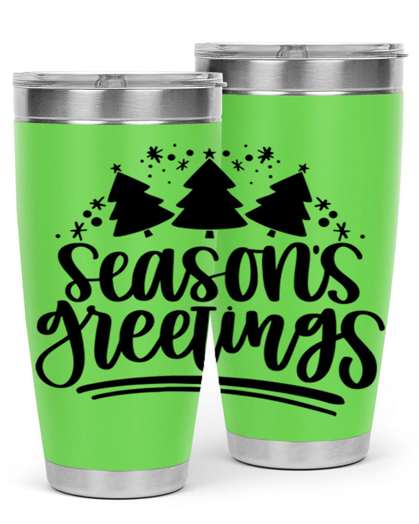 Seasons Greetings345#- winter- Tumbler