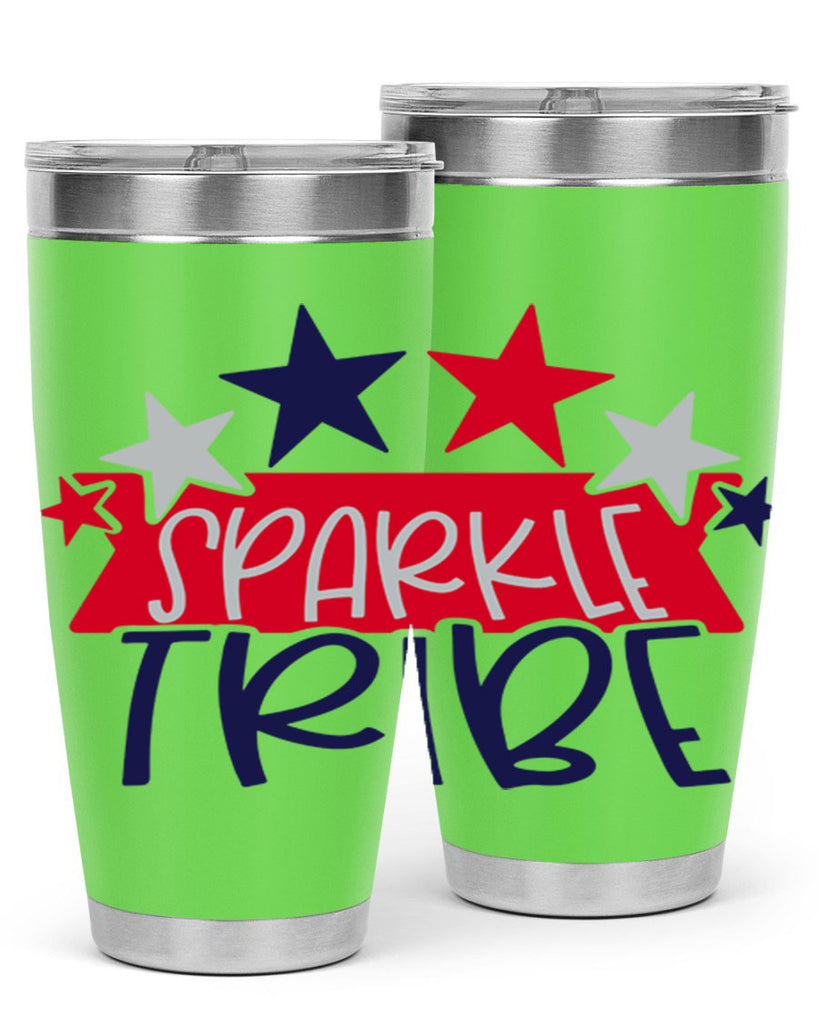 Sparkle Tribe Style 172#- Fourt Of July- Tumbler
