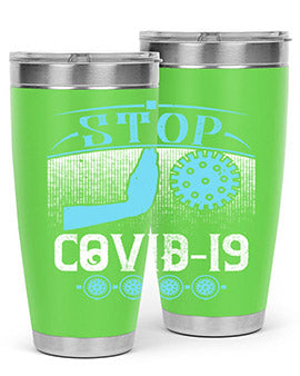 Stop covid Style 22#- corona virus- Tumbler