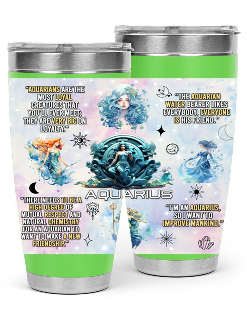 StraightAquarius 468#- zodiac- Tumbler