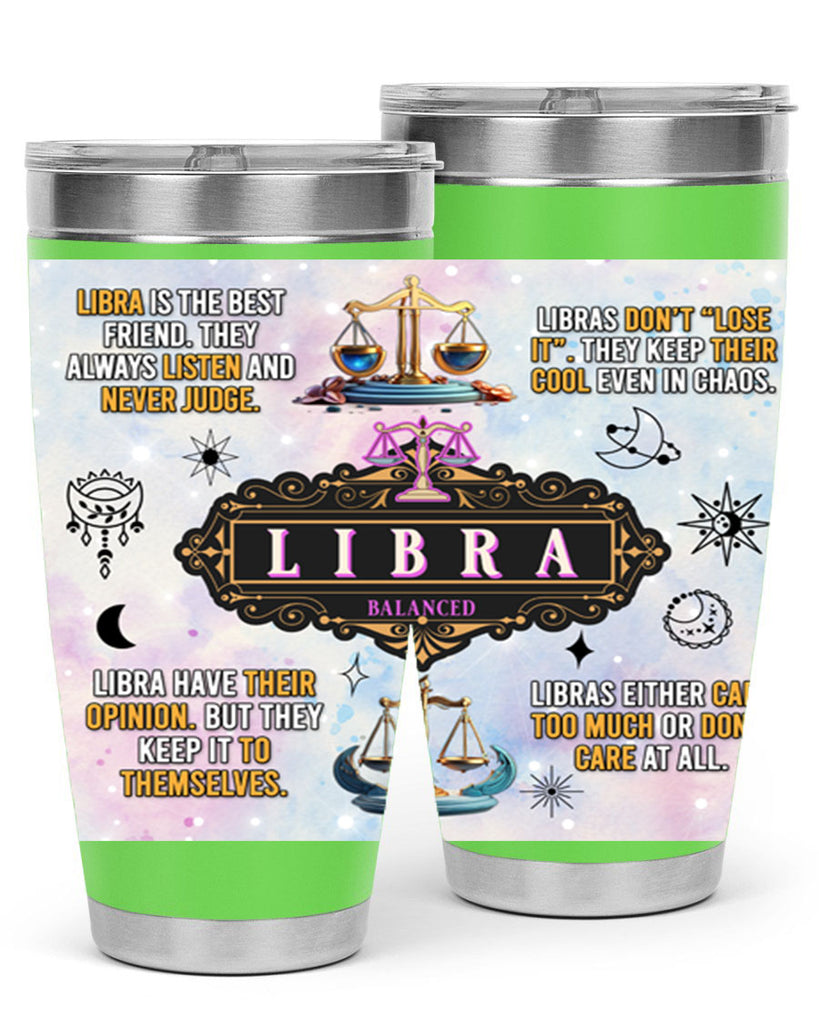 StraightLibra 474#- zodiac- Tumbler