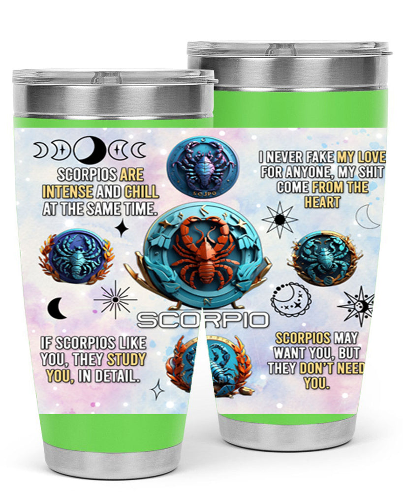 Straightscorpio 477#- zodiac- Tumbler