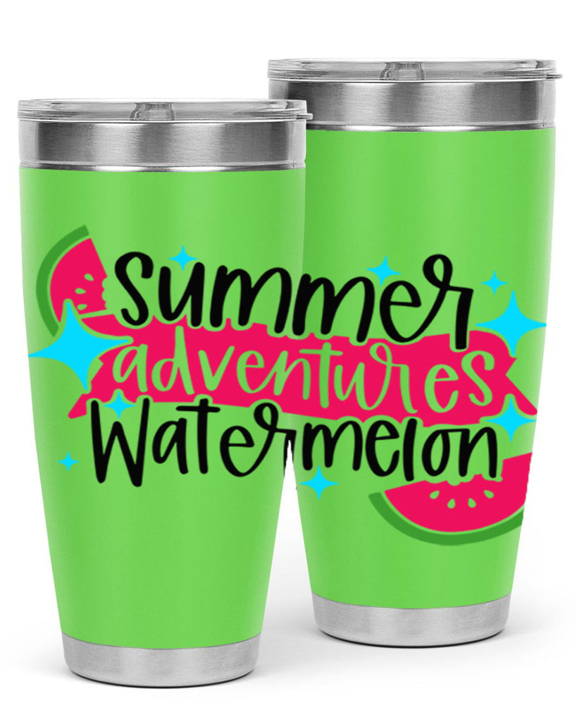Summer Adventures Watermelon Style 23#- summer- Tumbler