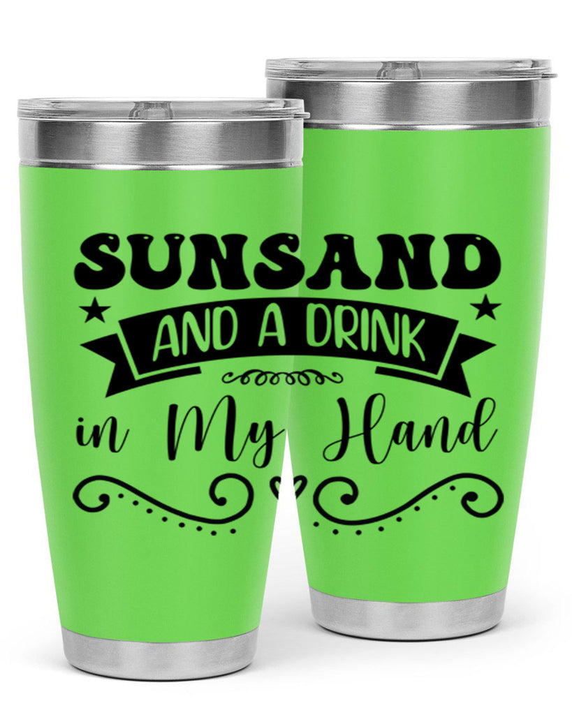 Sunsandandadrinkin 484#- zodiac- Tumbler