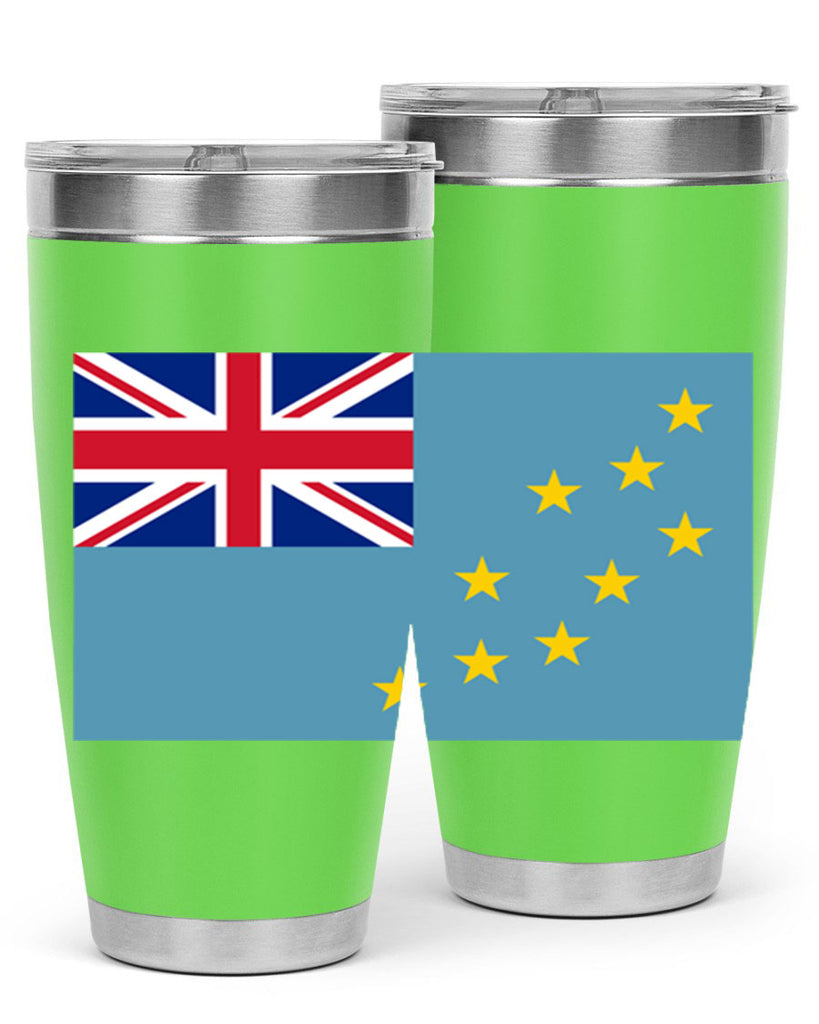 Tuvalu 15#- world flags- Tumbler