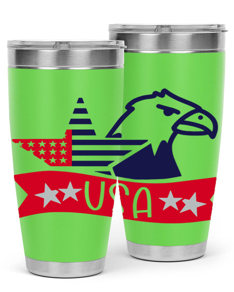 USA Style 182#- Fourt Of July- Tumbler