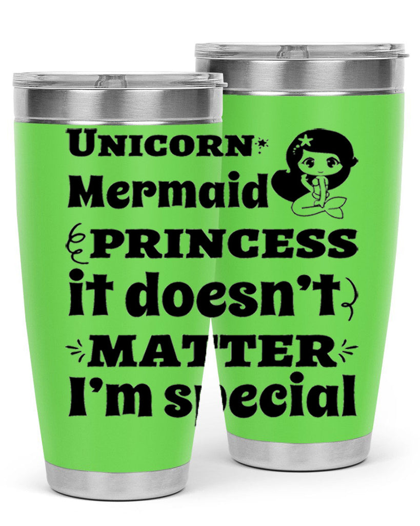 Unicorn Mermaid princess it doesnt 661#- mermaid- Tumbler