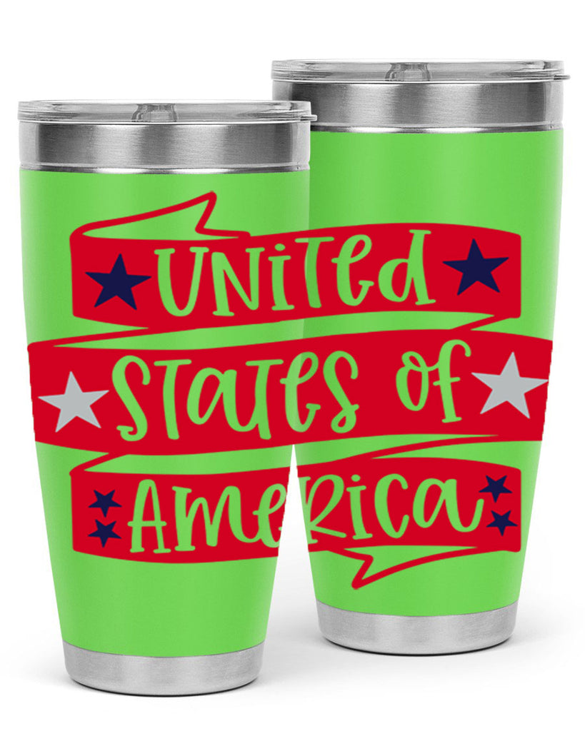 United States Of America Style 177#- Fourt Of July- Tumbler