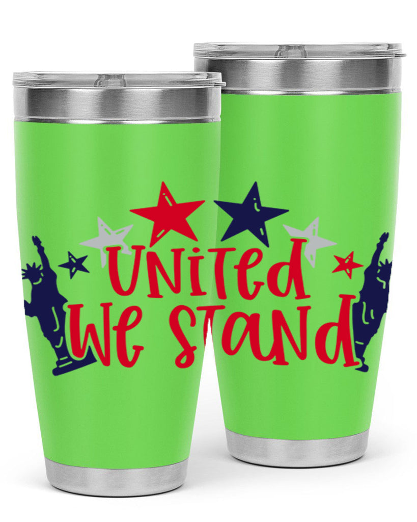 United We Stand Style 179#- Fourt Of July- Tumbler