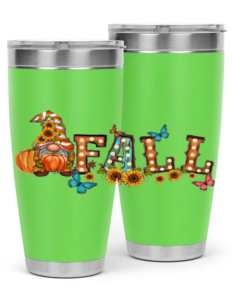 VintageFallGnome 626#- fall- Tumbler