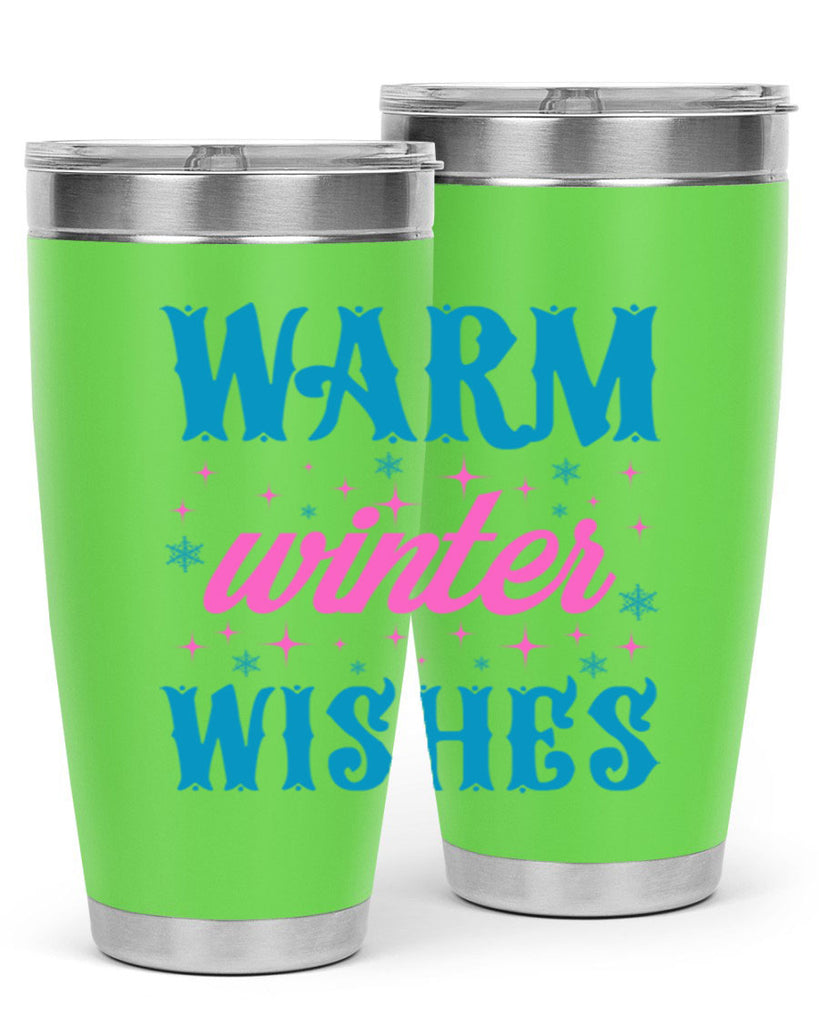 Warm Winter Wishes 464#- winter- Tumbler