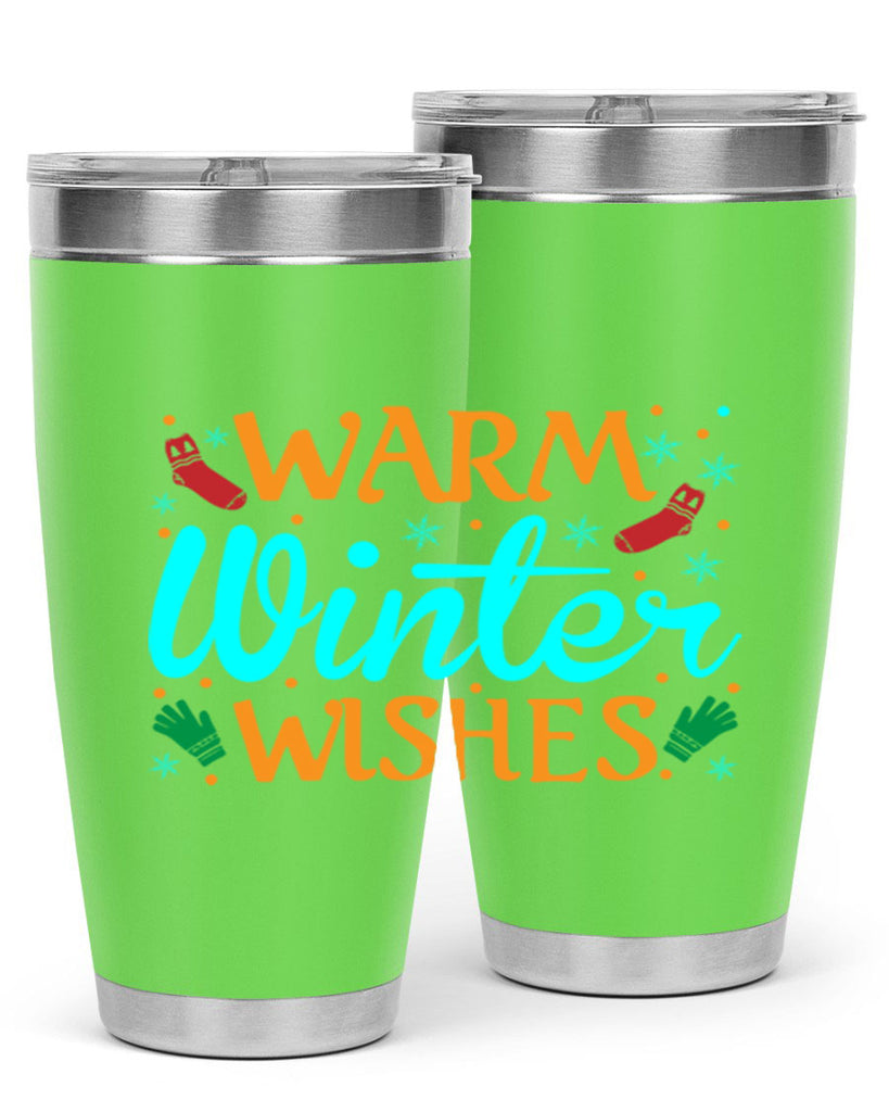 Warm Winter Wishes 465#- winter- Tumbler