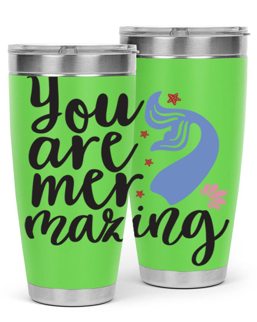 You are mermazing 681#- mermaid- Tumbler