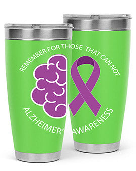 alzheimers awareness style 40#- alzheimers- Tumbler
