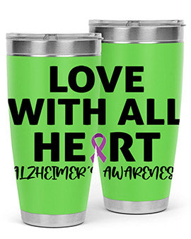 alzheimers awareness style 77#- alzheimers- Tumbler