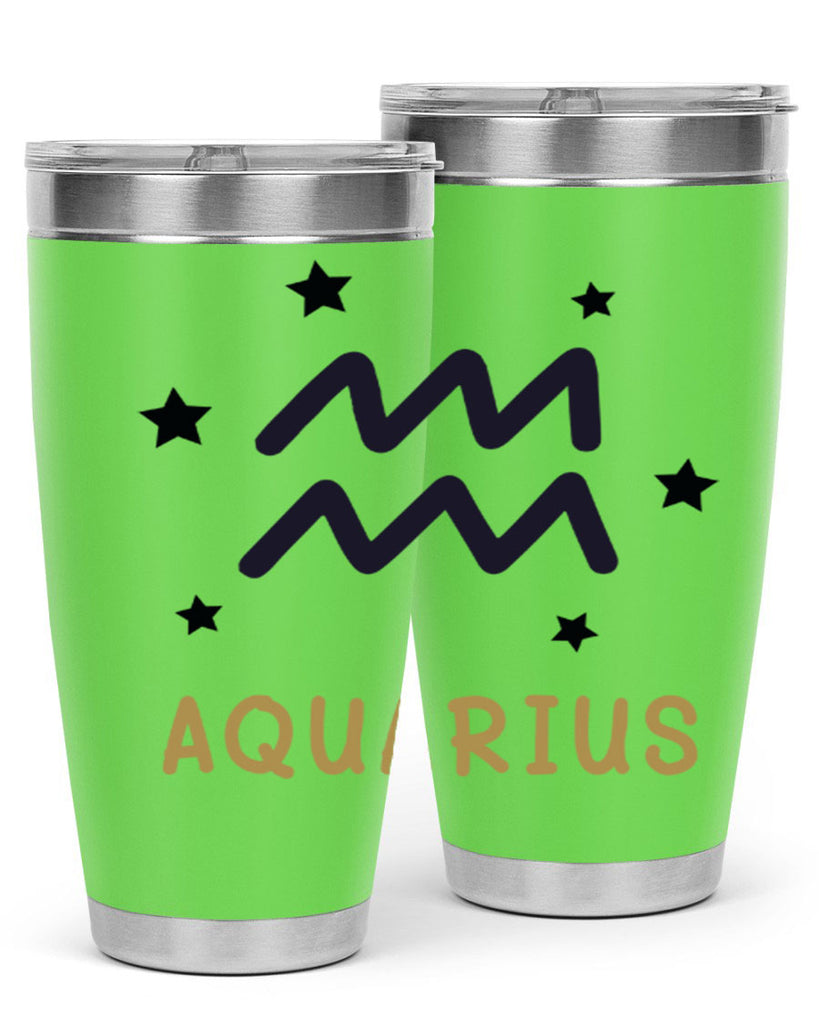 aquarius 83#- zodiac- Tumbler