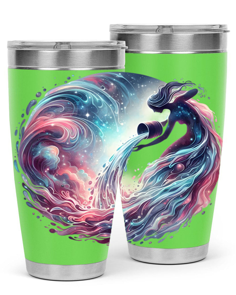 aquarius 91#- zodiac- Tumbler