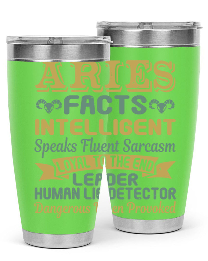 aries 123#- zodiac- Tumbler
