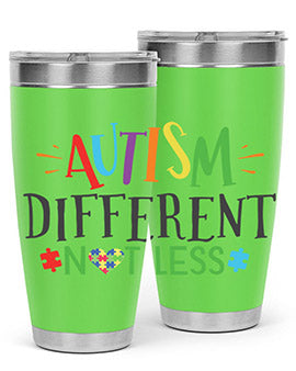autism different not less Style 5#- autism- Tumbler