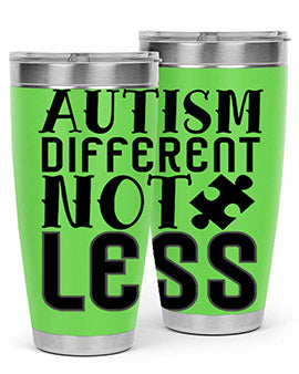 autism different not less Style 6#- autism- Tumbler