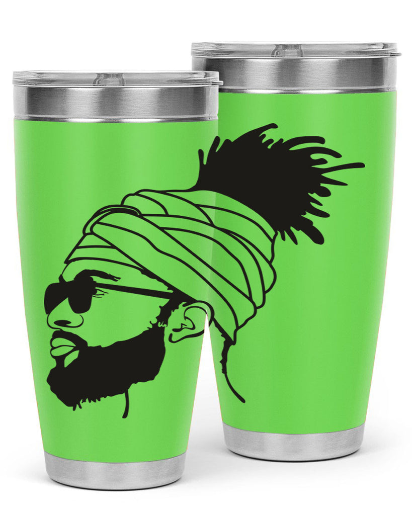 beardman 44#- black men - boys- tumbler