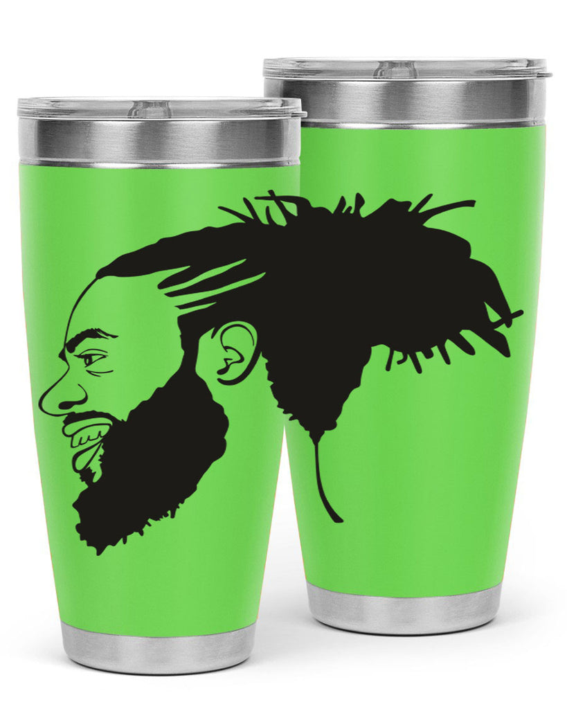 beardman 45#- black men - boys- tumbler