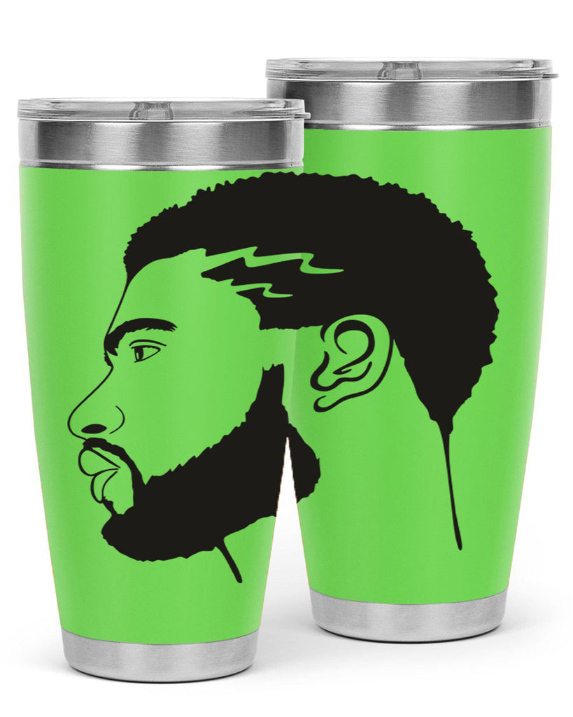 beardman 52#- black men - boys- tumbler
