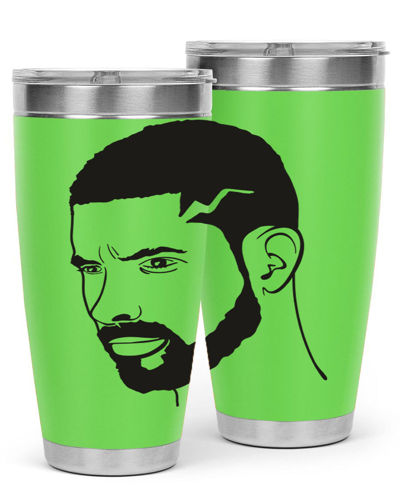 beardman 56#- black men - boys- tumbler