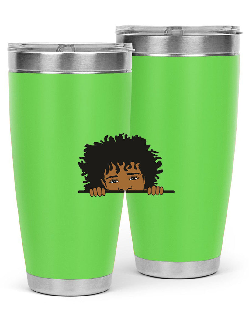black boy 4#- black men - boys- tumbler