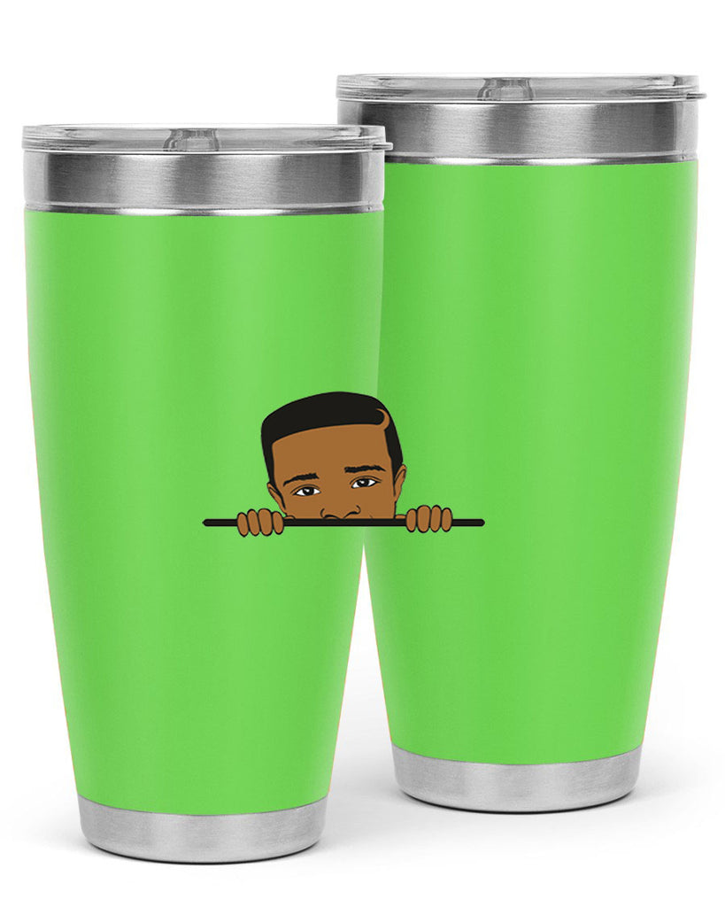 black boy 5#- black men - boys- tumbler