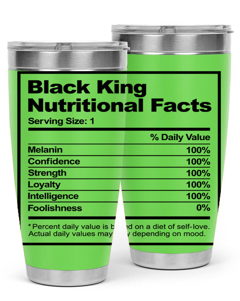 black king nutritional facts 231#- black words phrases- Cotton Tank