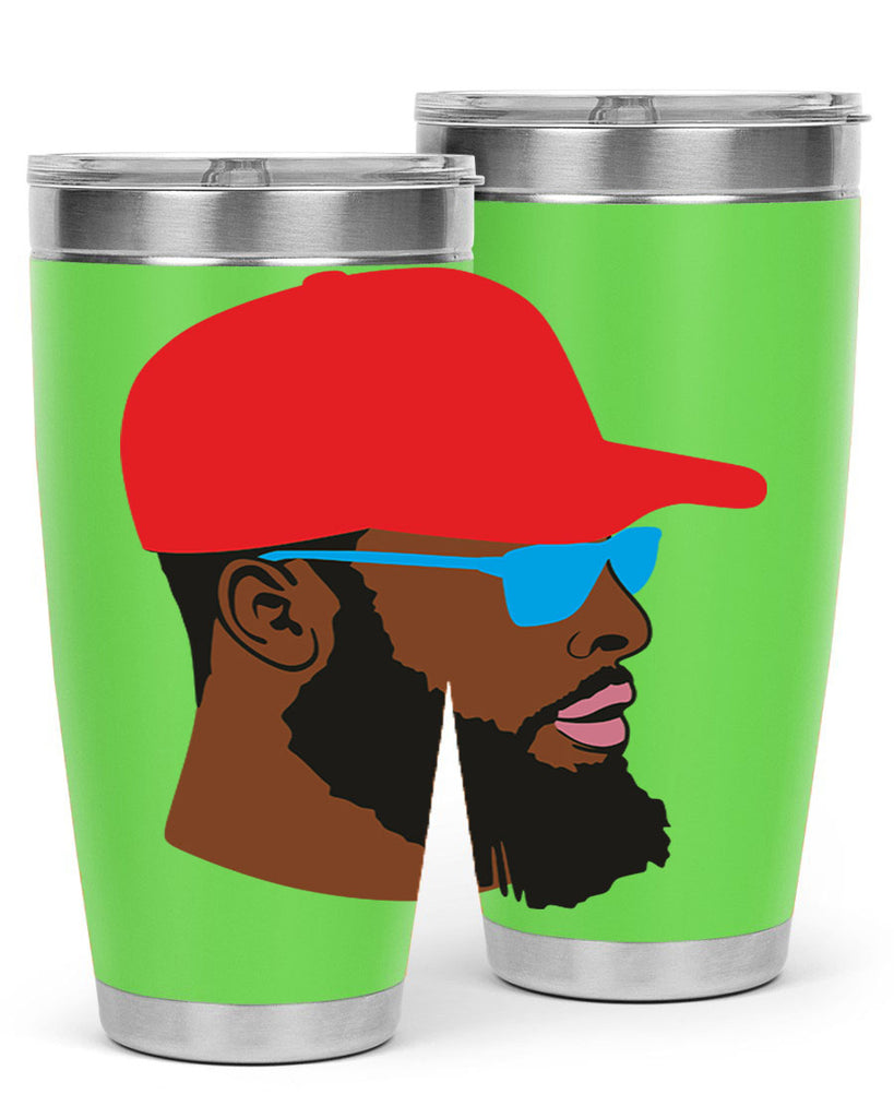 black man style 1#- black men - boys- tumbler