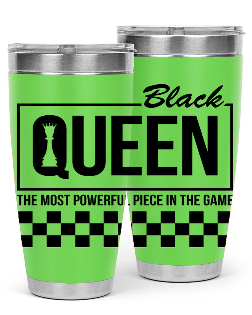 black queen chess checkered 221#- black words phrases- Cotton Tank