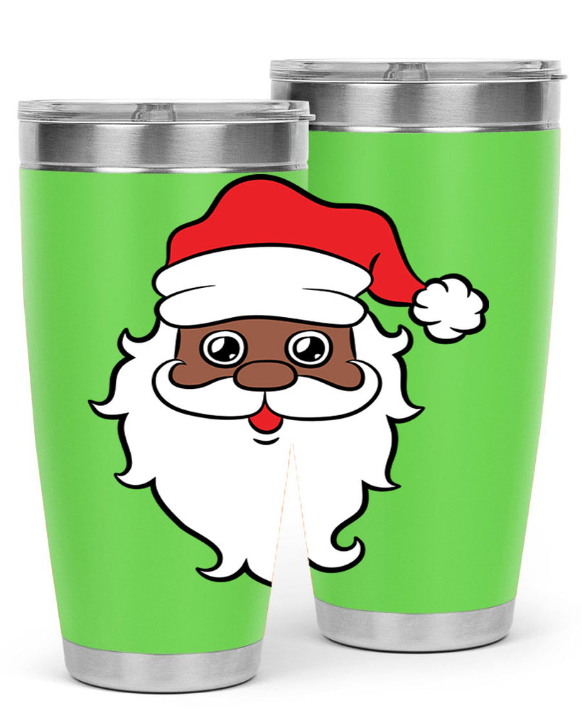 black santa 25#- black men - boys- tumbler