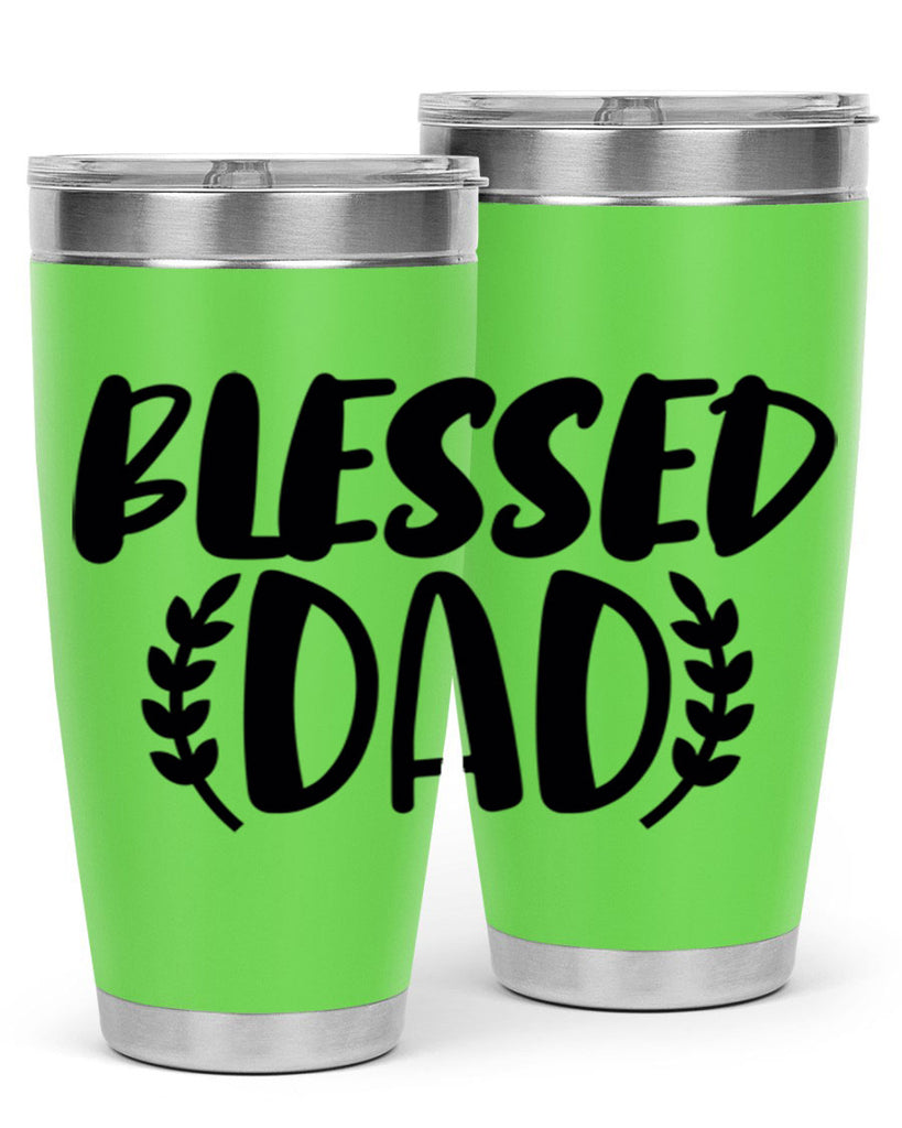blessed dad 36#- dad- Tumbler