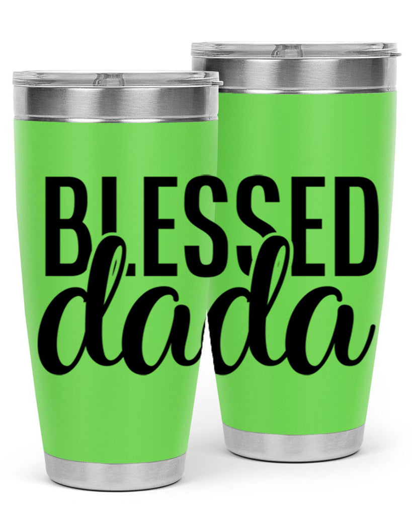 blessed dada 34#- dad- Tumbler