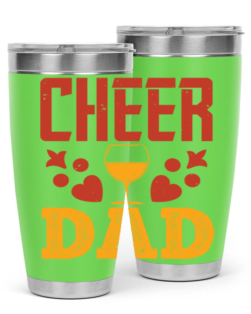 cheer dad 121#- fathers day- Tumbler