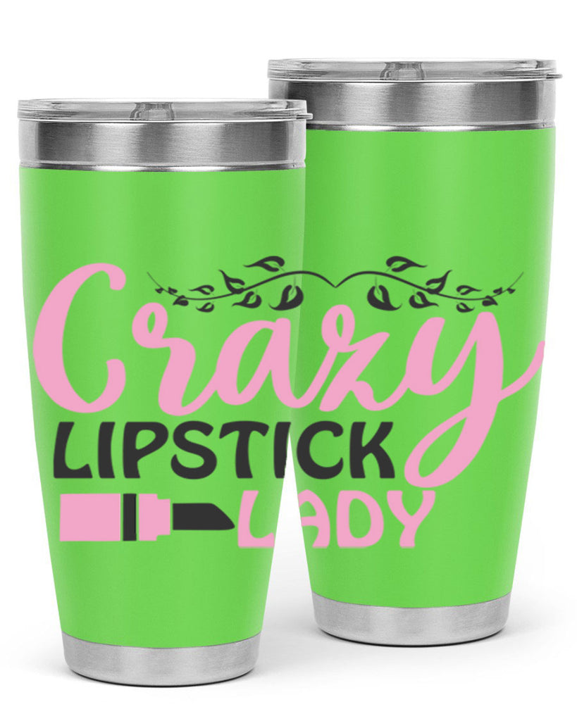 crazy lipstick lady Style 159#- make up- Tumbler