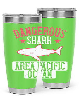 dangerous shark area pacific ocean Style 92#- shark  fish- Tumbler