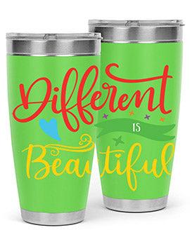 different is beautiful Style 11#- autism- Tumbler