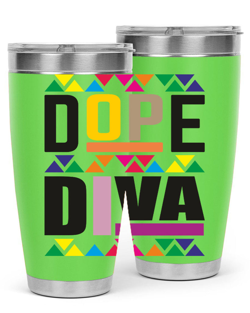dope diva- black words phrases- Cotton Tank