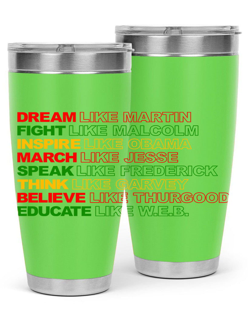 dream like martin 165#- black words phrases- Cotton Tank
