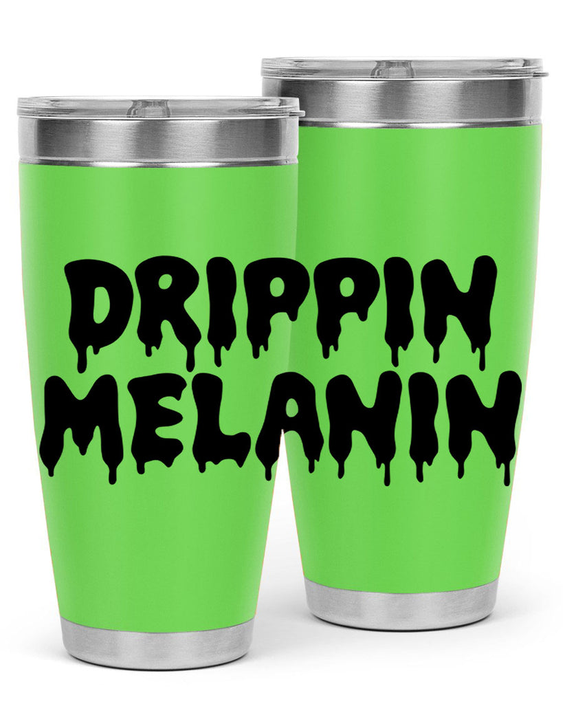 drippinmelanin  160#- black words phrases- Cotton Tank