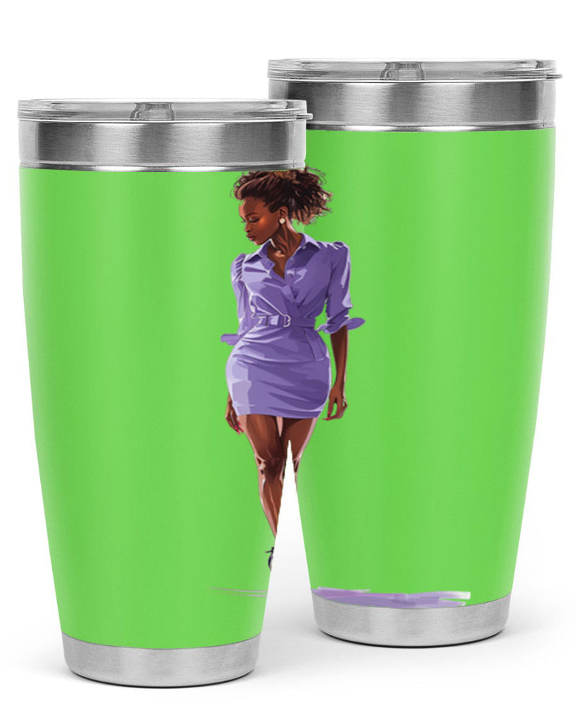 fashion girl in lavender 59#- fashion- Cotton Tank