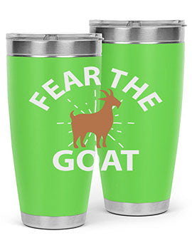 fear the goat Style 4#- goat- Tumbler